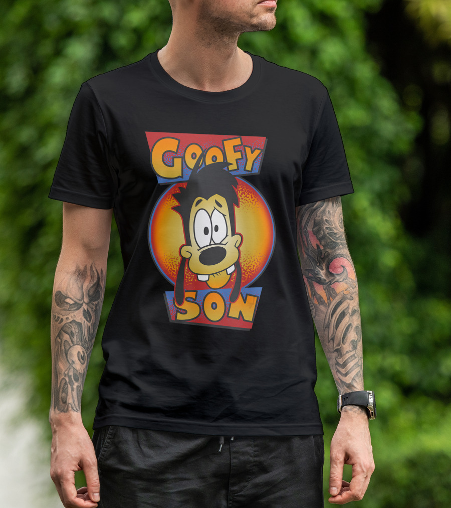 Disney A Goofy Movie Goofy Son Max Big Face T-Shirt