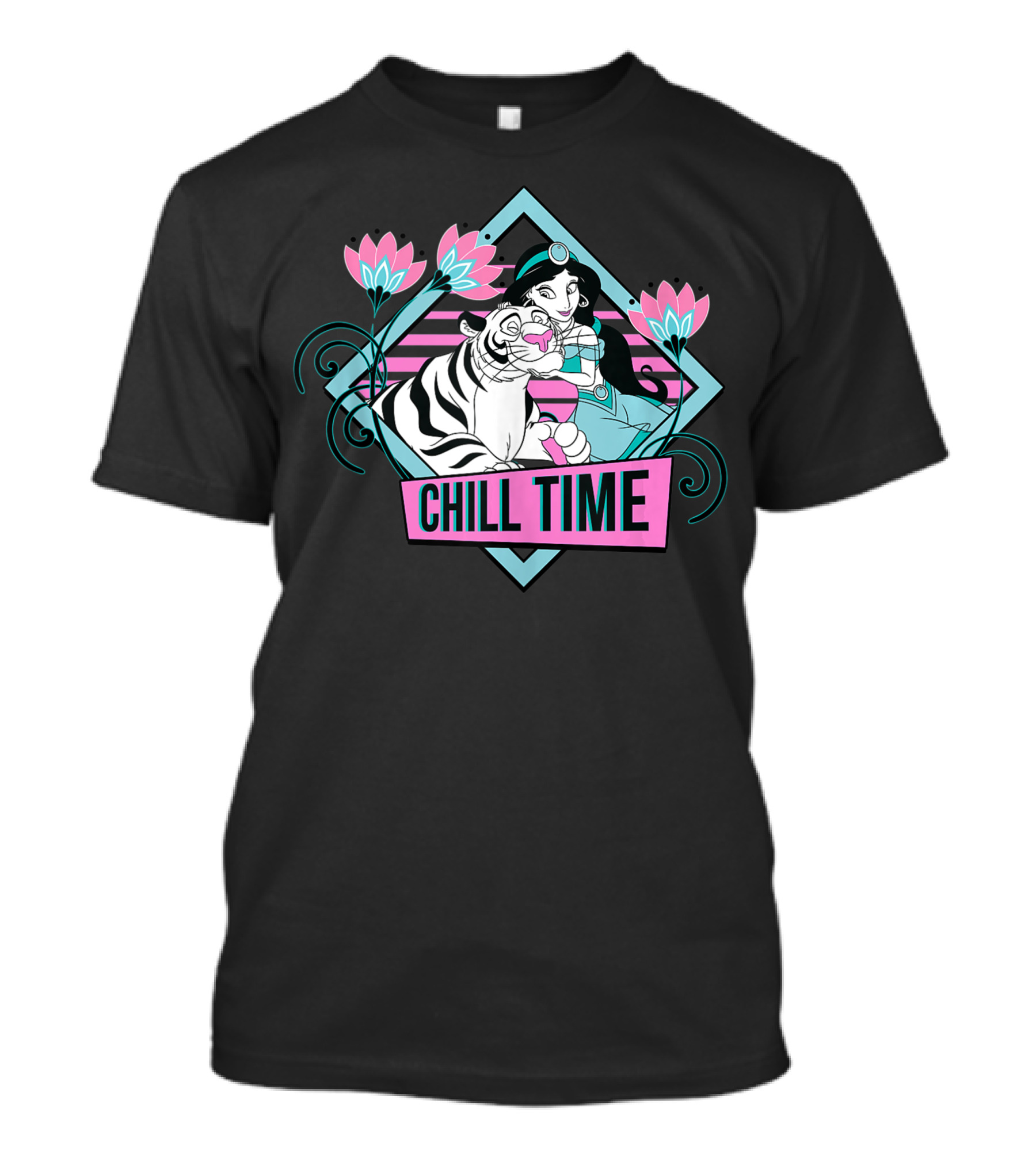 Disney Aladdin Chill Time With Jasmine And Rajah T-Shirt