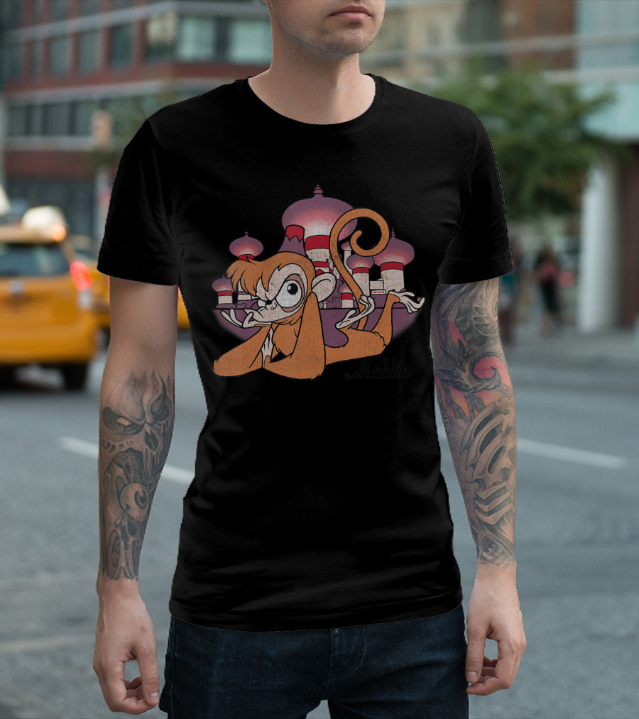 Disney Aladdin Abu Upset in Sultan's Palace Scene T-Shirt