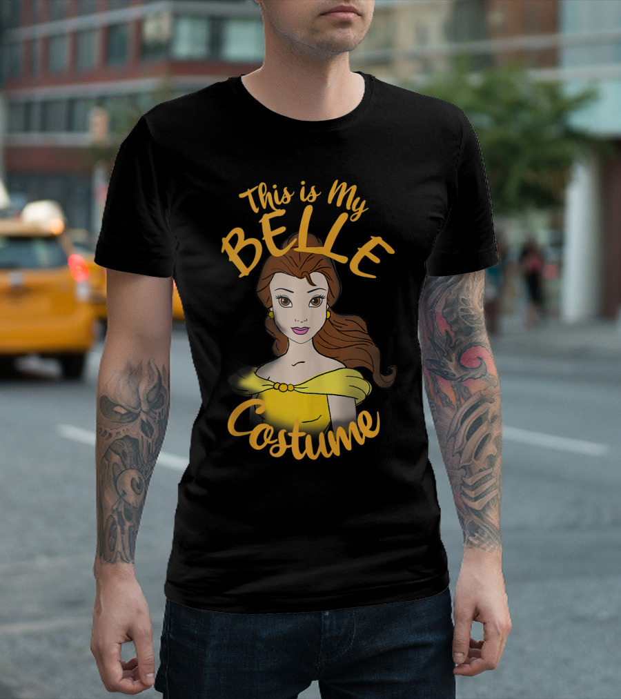 Disney Beauty And The Beast This Is My Belle Costume Halloween T-Shirt