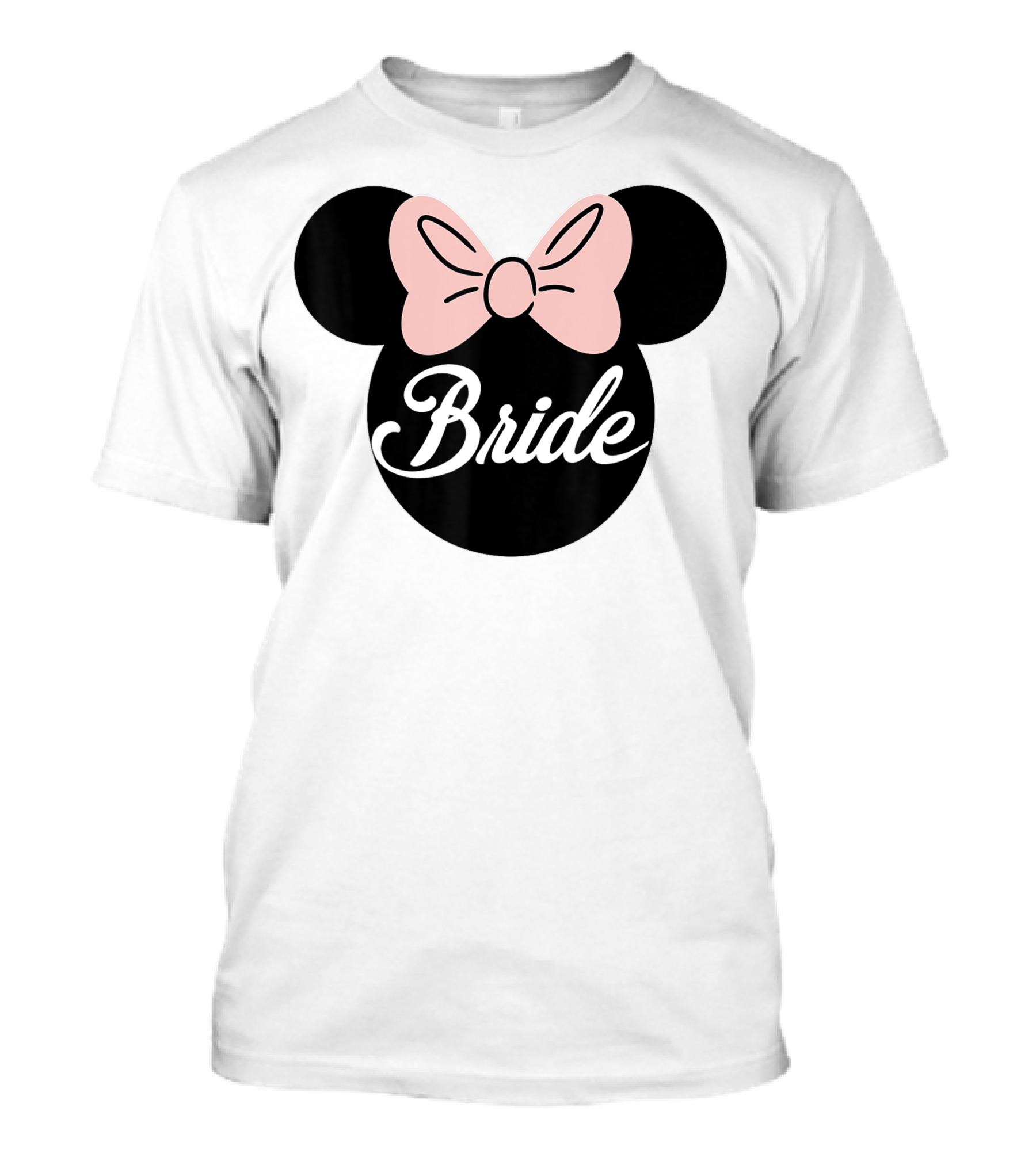 Disney Bridal Minnie Bride Bow Ears Bride T-Shirt