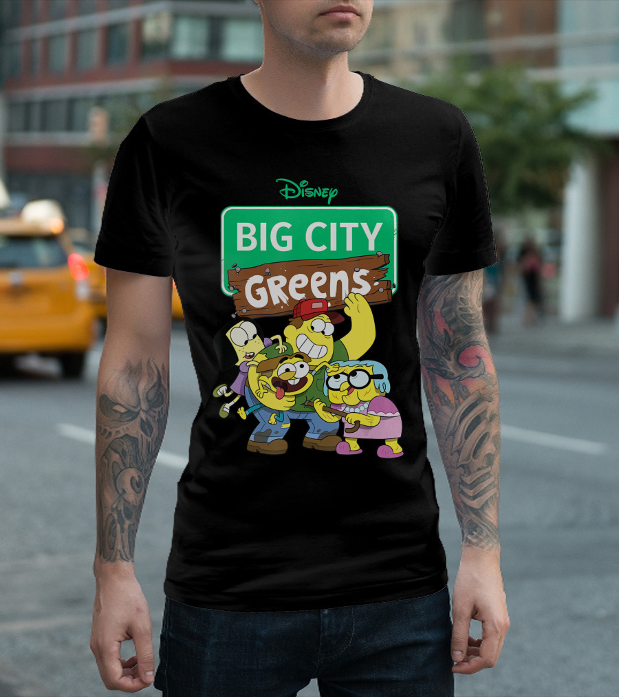 Disney Big City Greens Character Group Hug T-Shirt