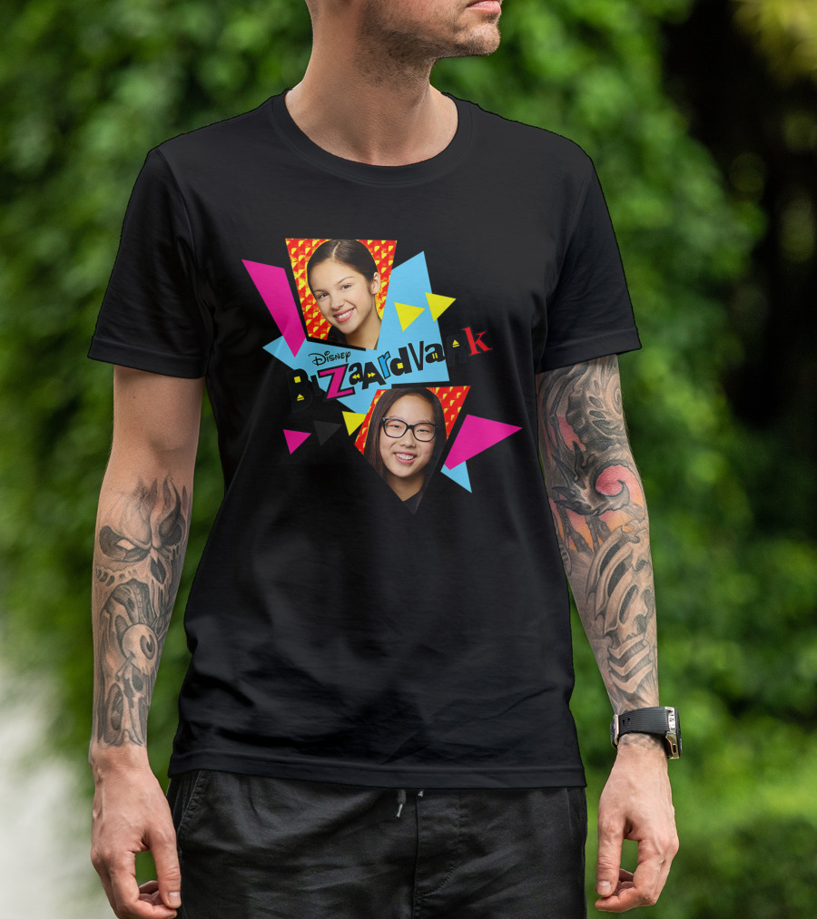 Disney Channel Bizaardvark Colorful Geometric T-Shirt