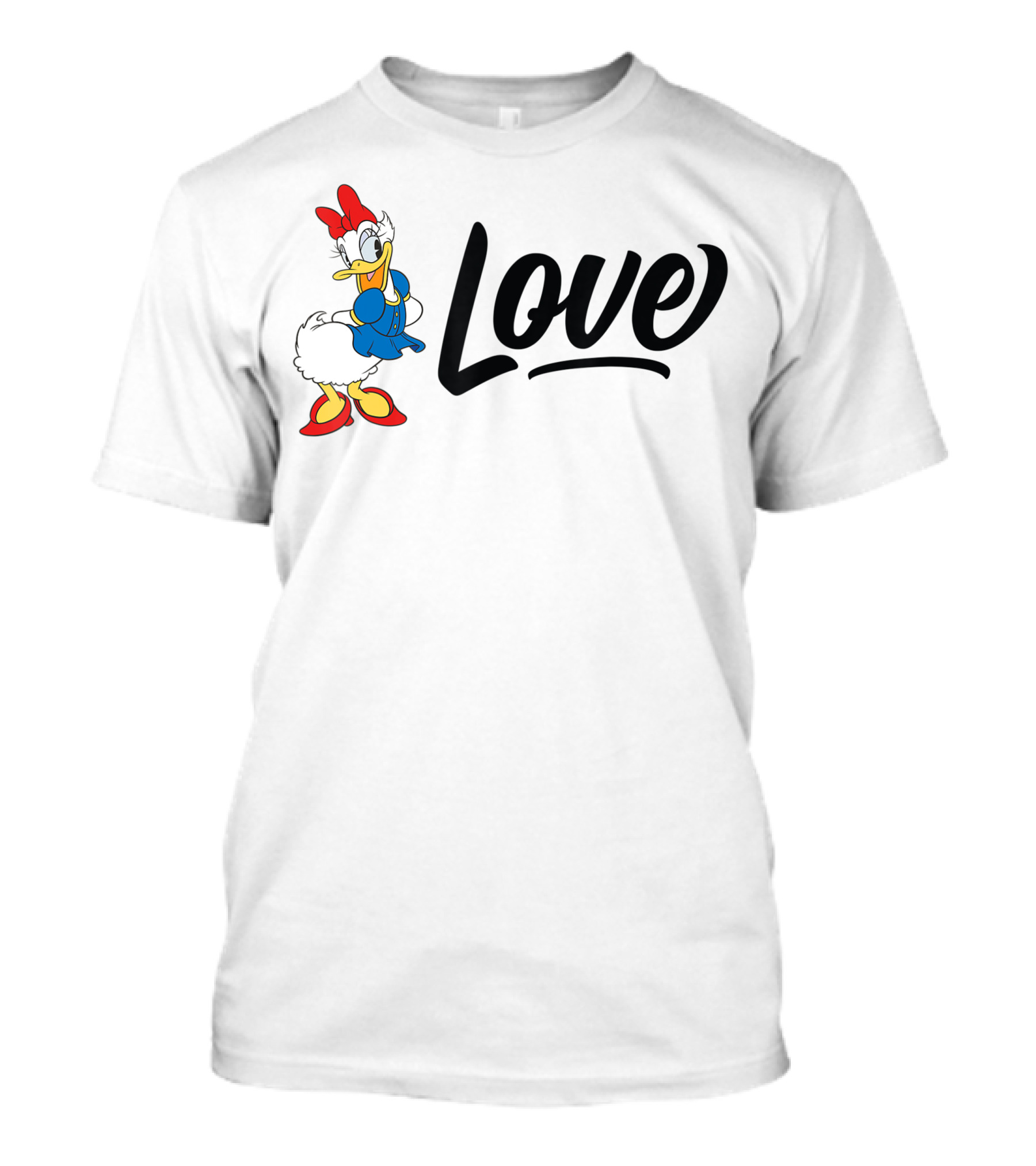 Daisy Duck Love Disney Iconic Character Expression T-Shirt