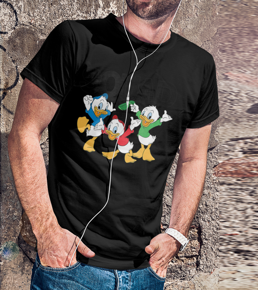Disney Donald Duck Nephews Huey Dewey Louie Squad T-Shirt