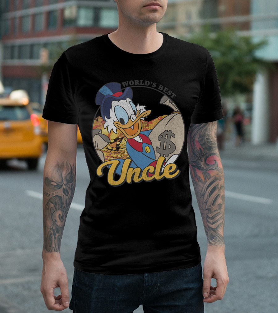 World's Best Uncle Disney DuckTales Scrooge McDuck T-Shirt