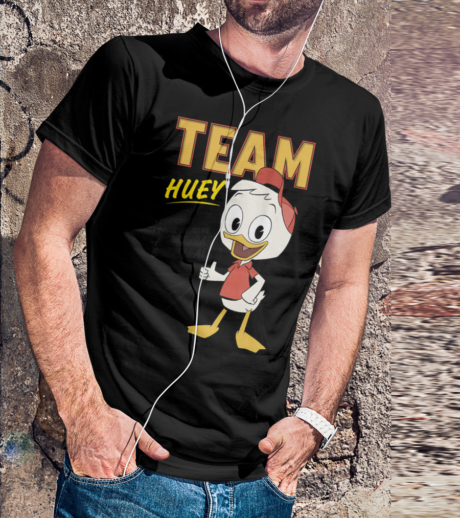 Disney Ducktales Team Huey Confident Quick Thinking Natural Born Leader T-Shirt