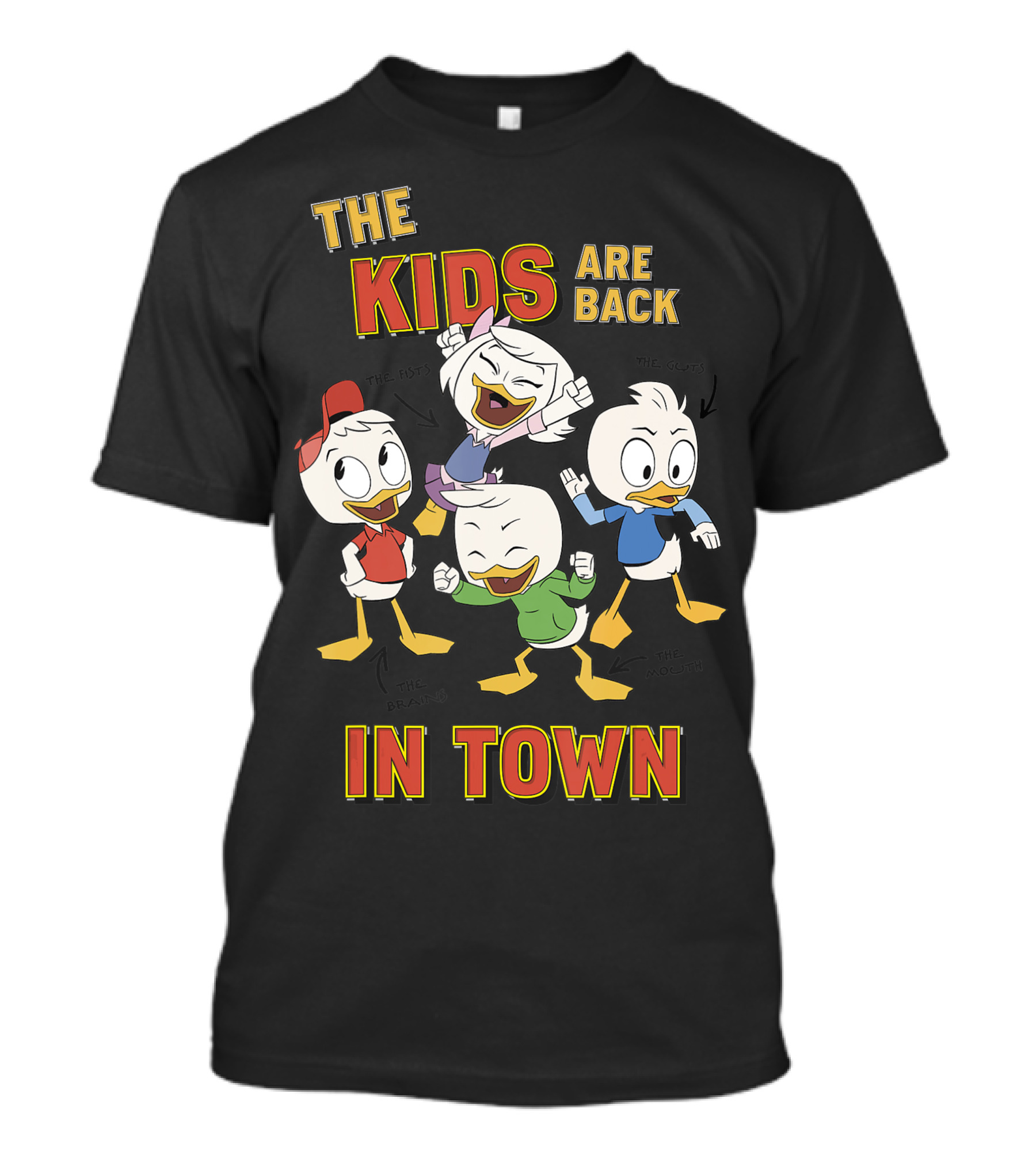 Disney DuckTales The Kids Are Back In Town Characters Adventure T-Shirt