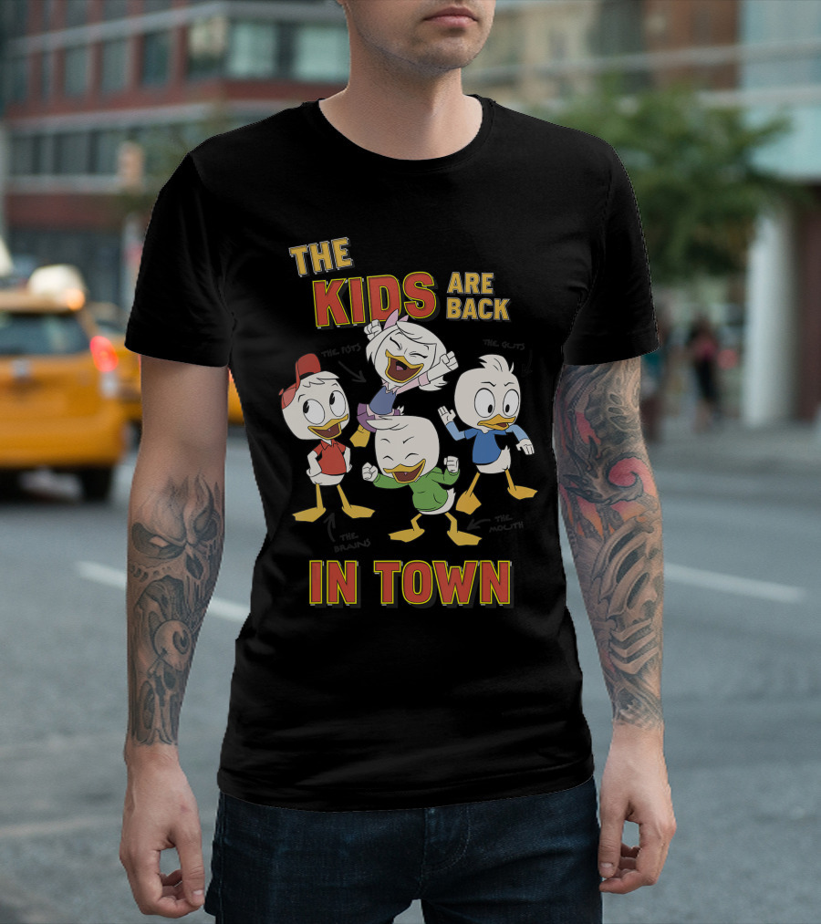 Disney DuckTales The Kids Are Back In Town Characters Adventure T-Shirt
