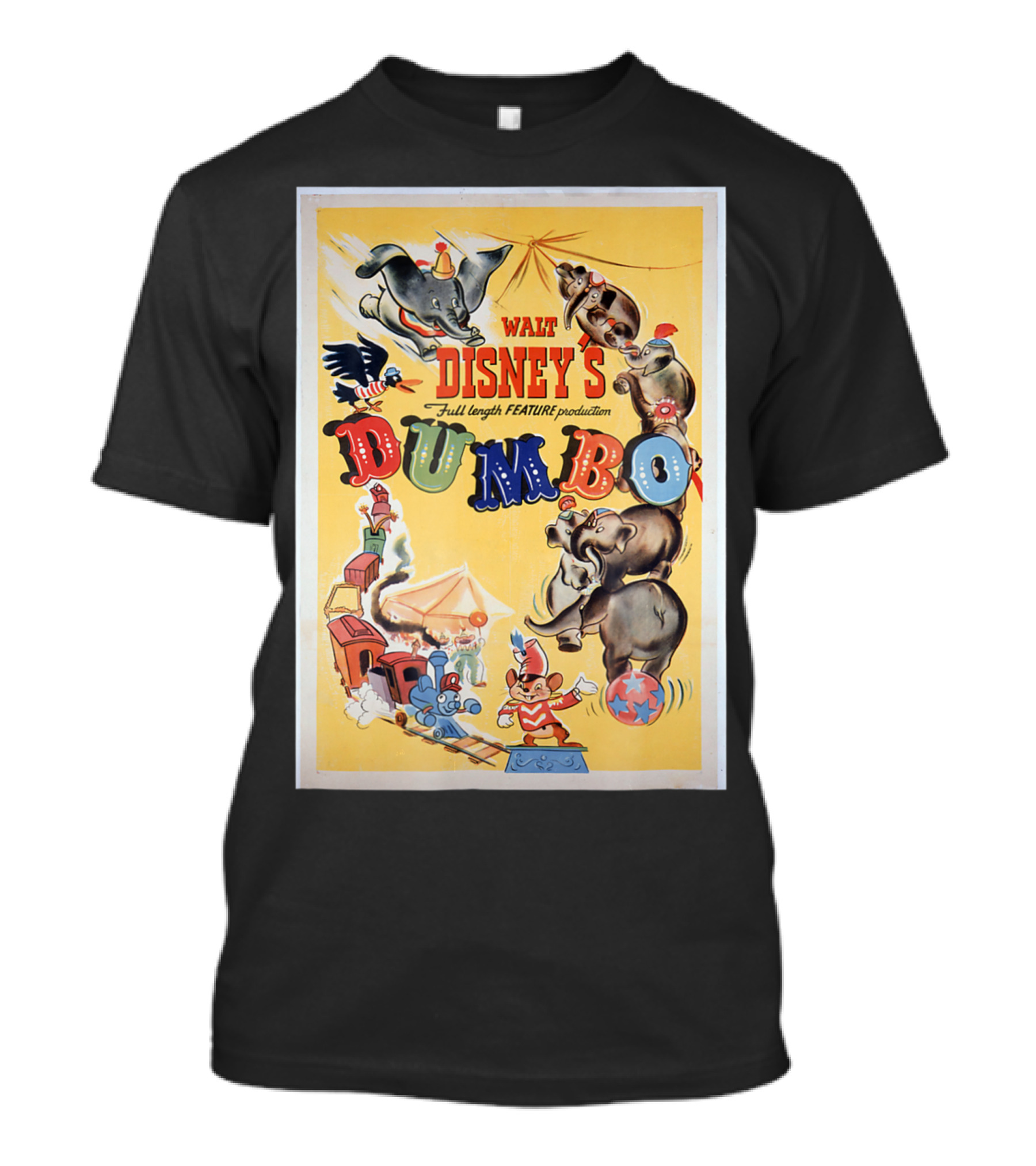 Walt Disney's Dumbo Full Length Feature Production Vintage T-Shirt