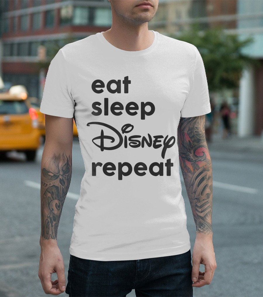 Eat Sleep Disney Disney Repeat T-Shirt