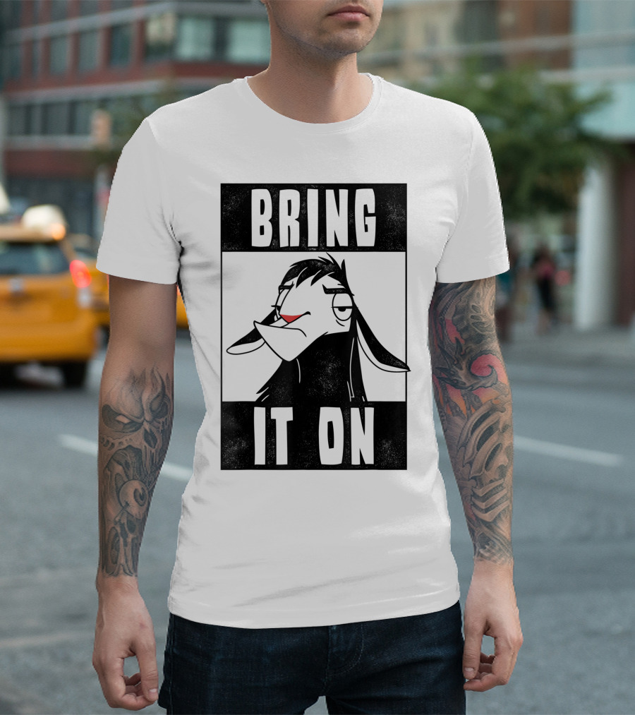Disney Emperors New Groove Kuzco Llama Bring It On T-Shirt