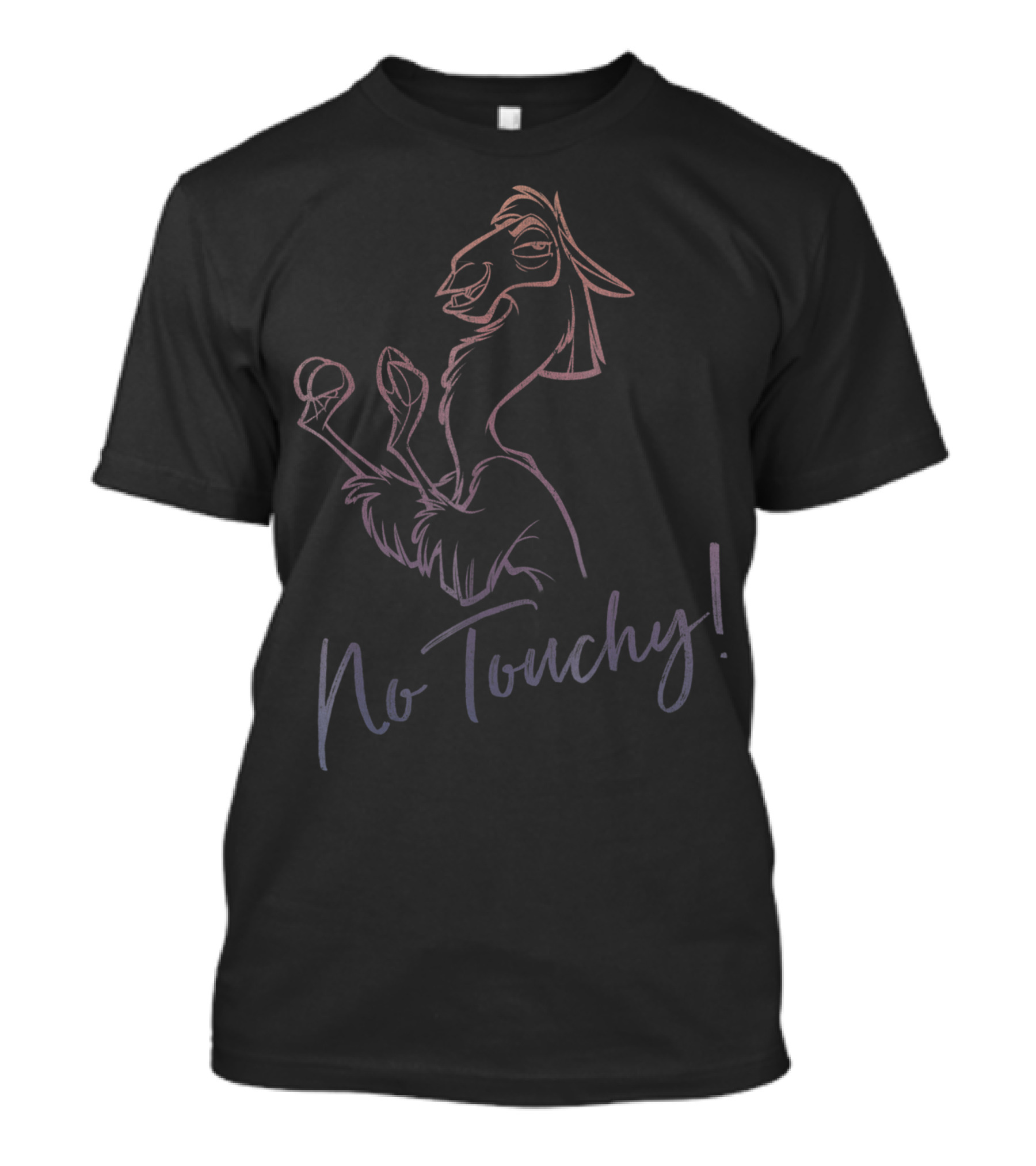 Disney Emperors New Groove Llama No Touchy Sketch T-Shirt