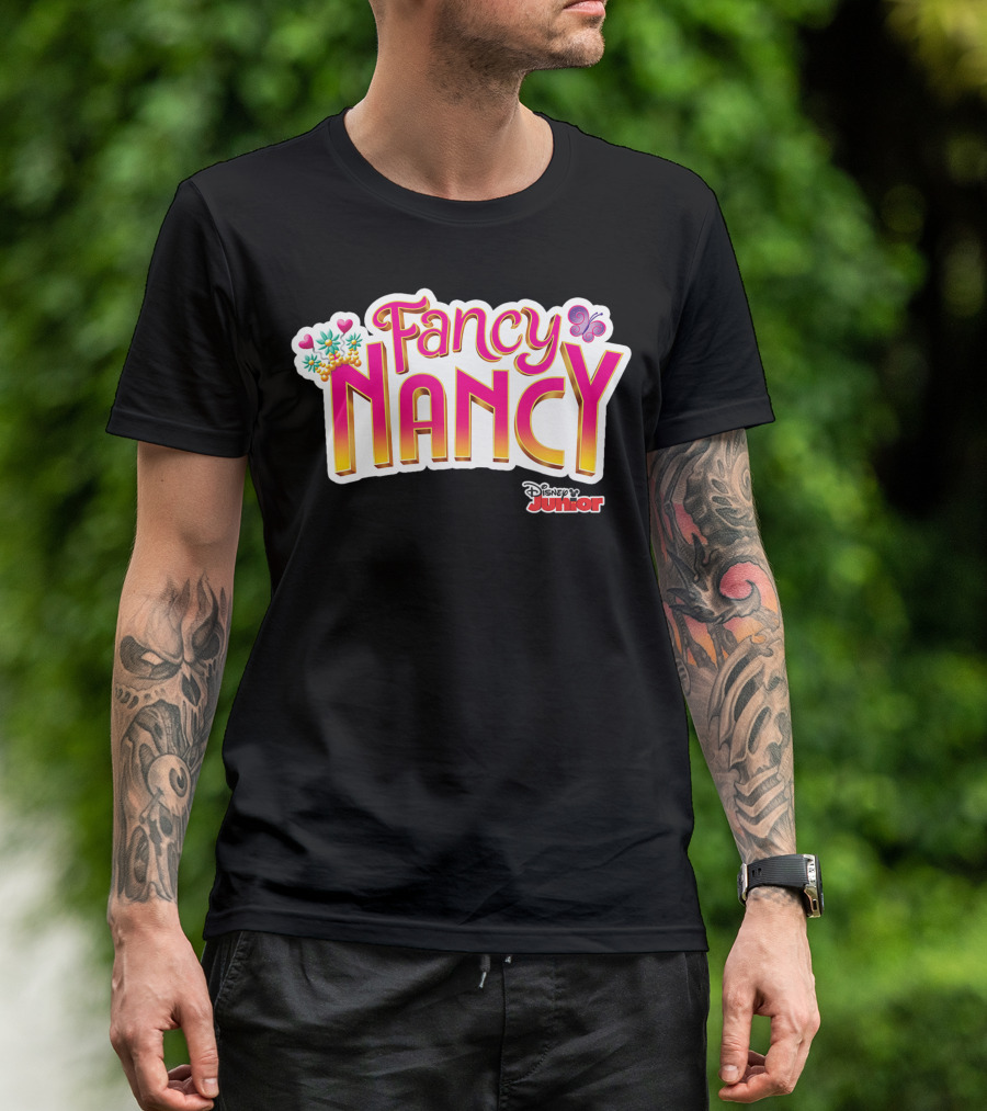 Disney Junior Fancy Nancy Butterfly And Stars T-Shirt
