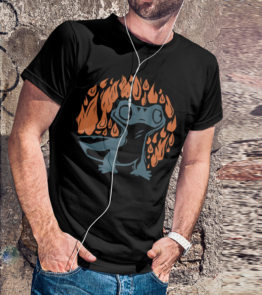 Disney Frozen 2 Salamander Surrounded By Flames T-Shirt