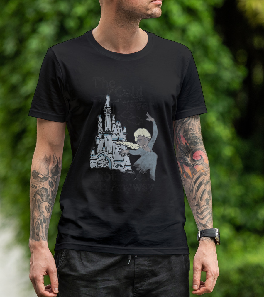 Disney Frozen Elsa The Cold Never Bothered Me Anyway T-Shirt