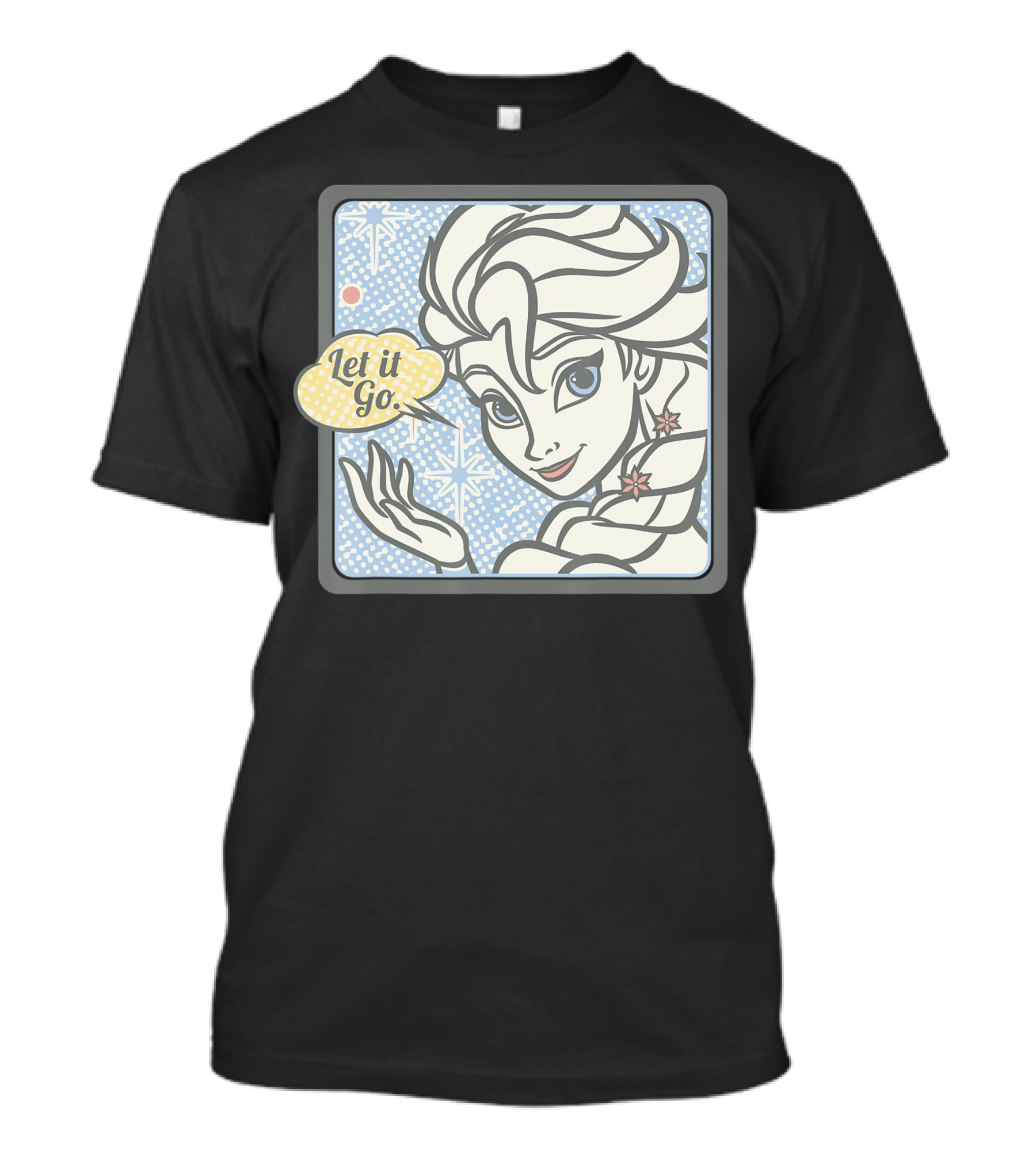 Disney Frozen Elsa Let It Go Comic Panel T-Shirt