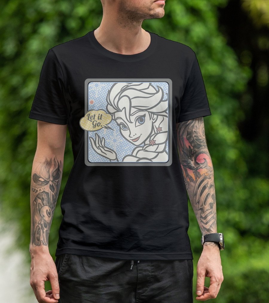 Disney Frozen Elsa Let It Go Comic Panel T-Shirt
