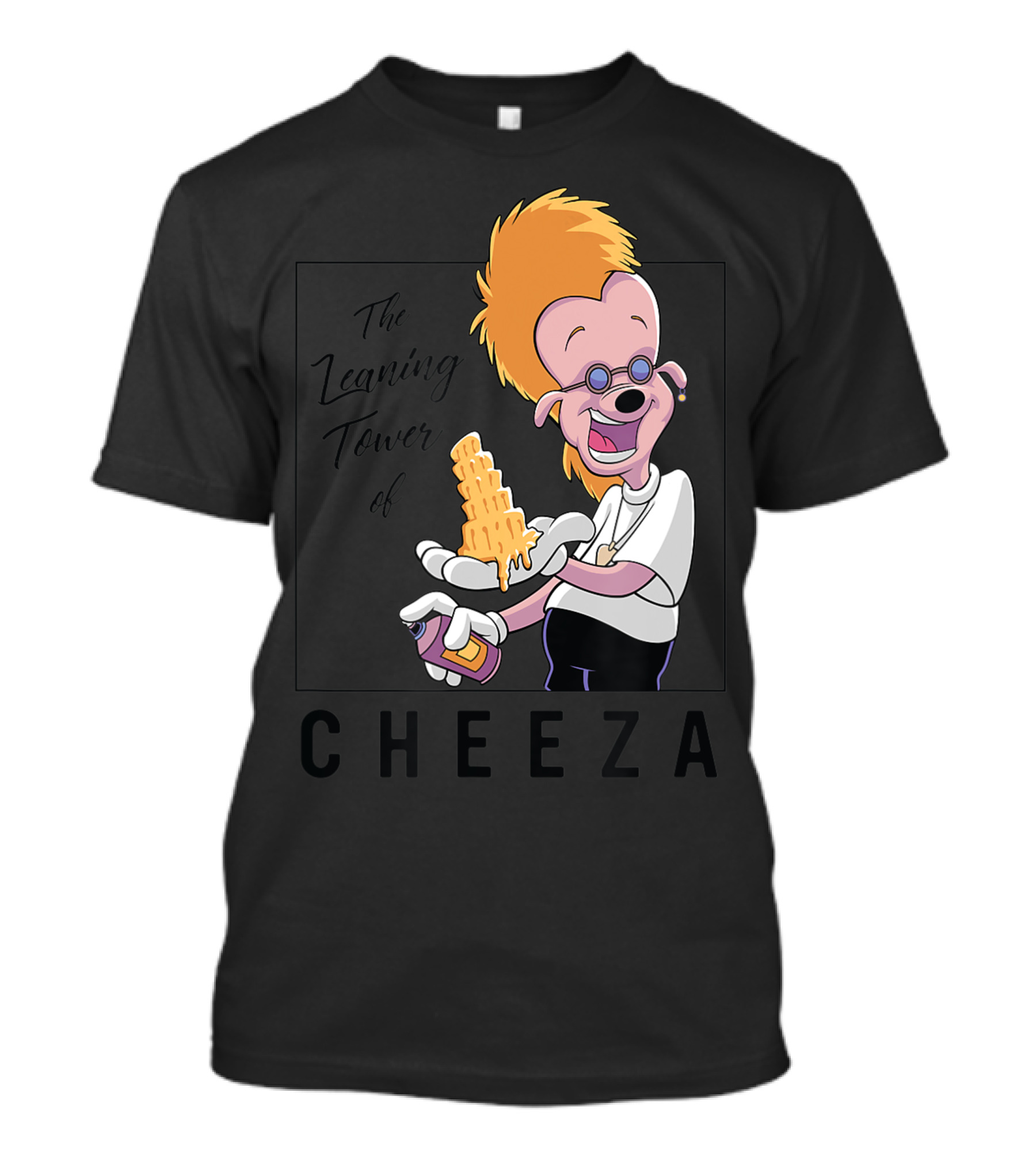 Disney Goofy Movie The Leaning Tower Of Cheeza T-Shirt