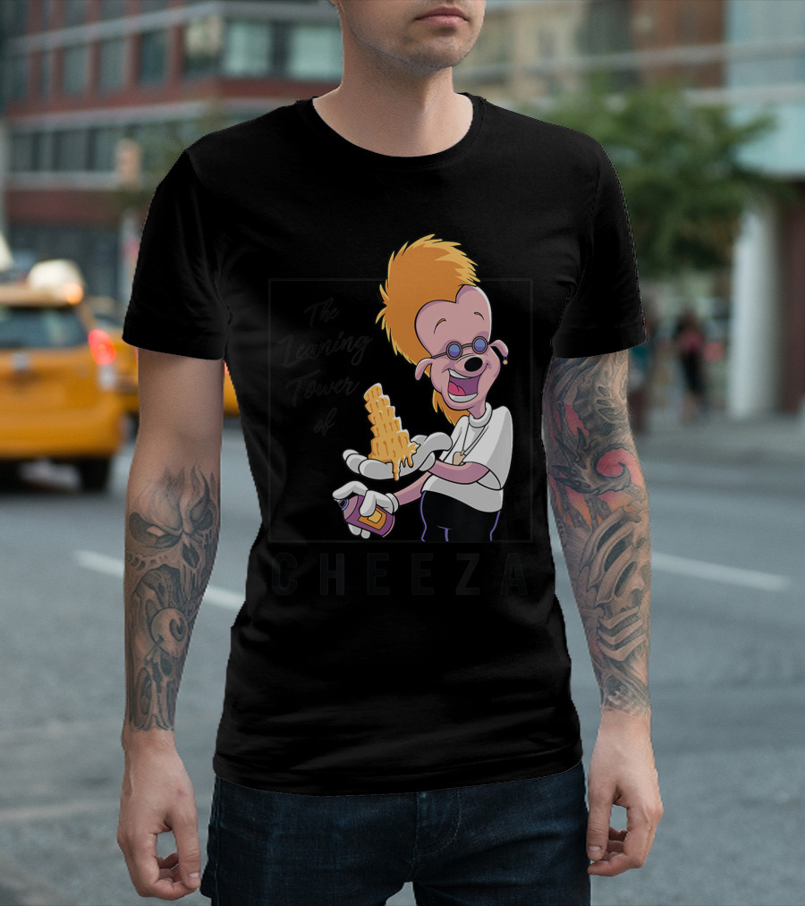 Disney Goofy Movie The Leaning Tower Of Cheeza T-Shirt