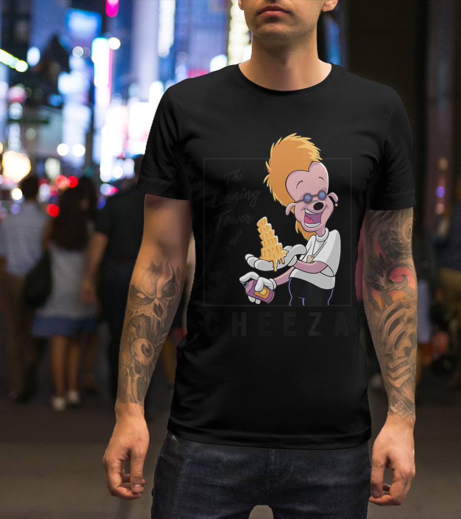Disney Goofy Movie The Leaning Tower Of Cheeza T-Shirt
