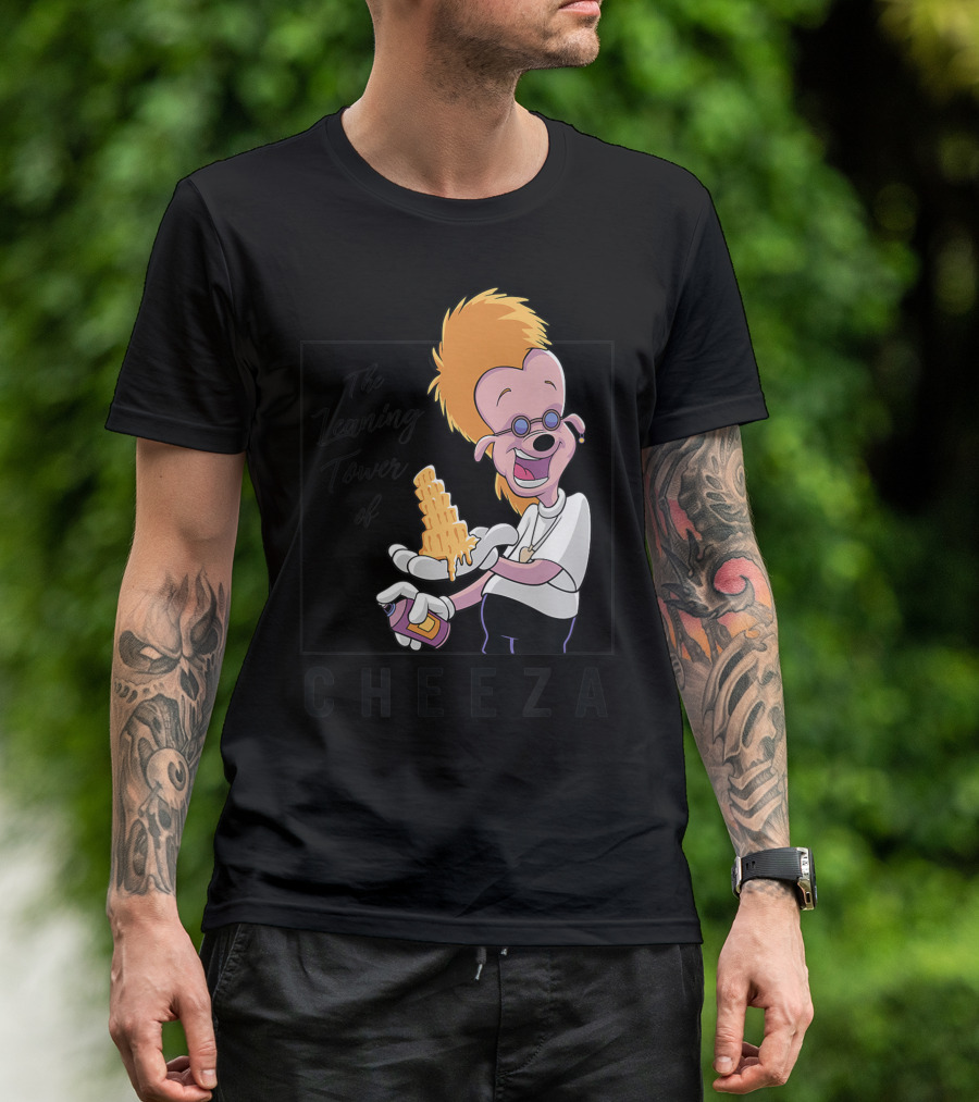 Disney Goofy Movie The Leaning Tower Of Cheeza T-Shirt