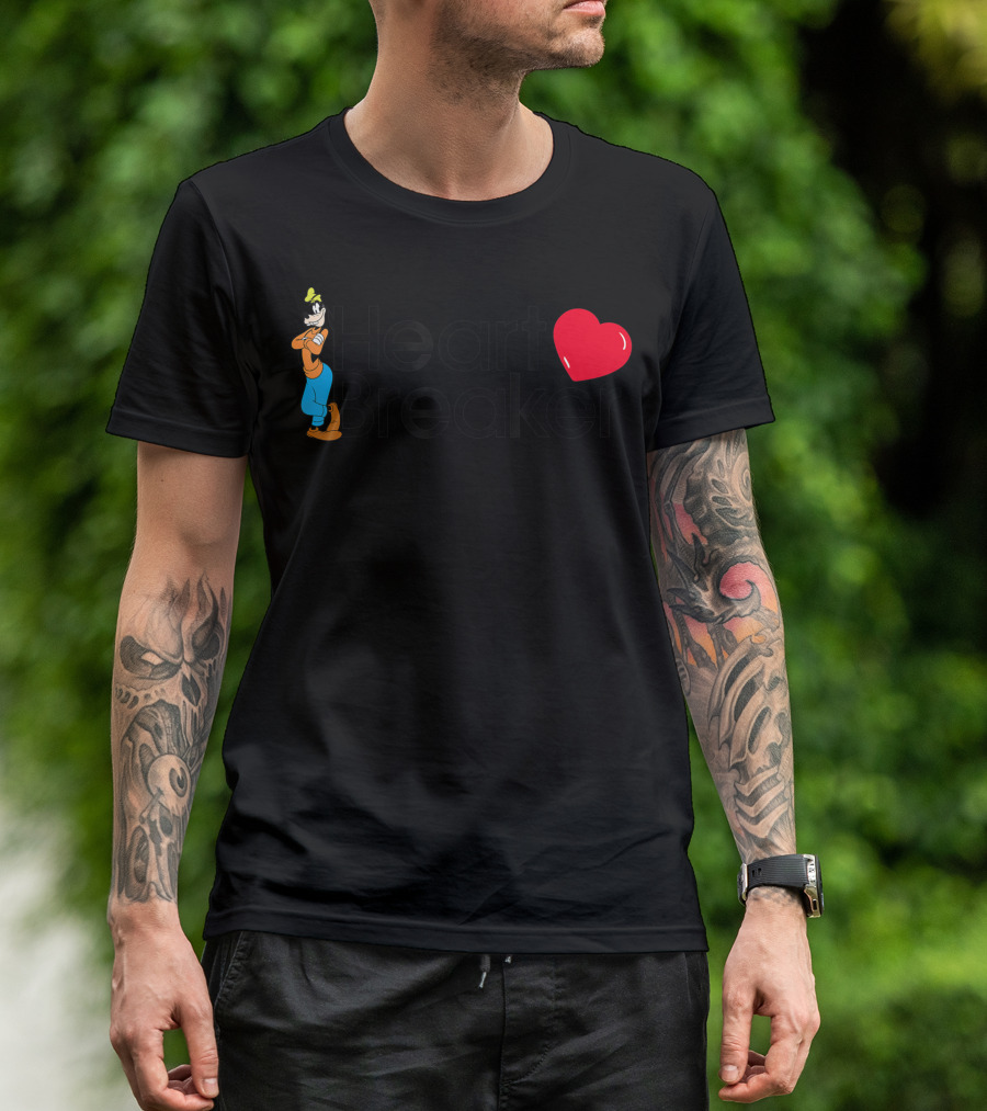 Disney Goofy Heartbreaker Valentine T-Shirt
