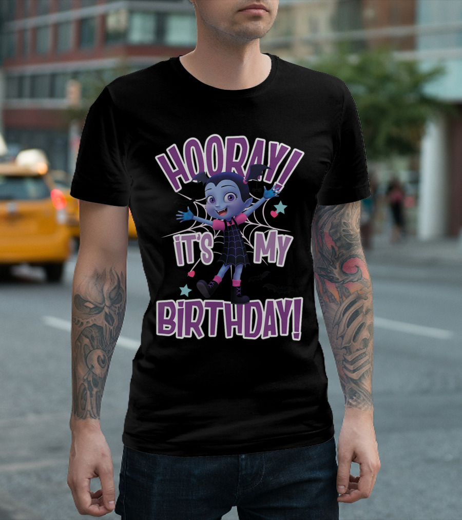 Hooray It's My Birthday Disney Juniors Vampirina T-Shirt