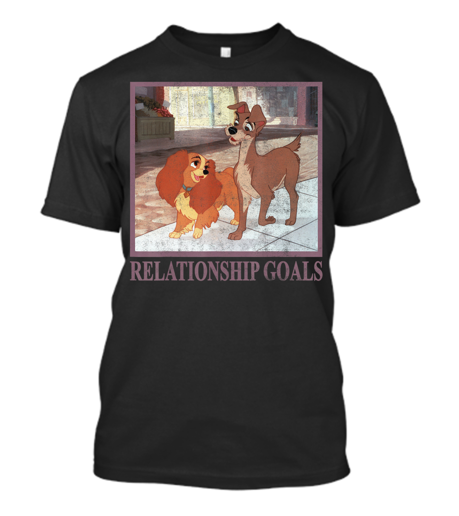Disney Lady And The Tramp Relationship Goals T-Shirt