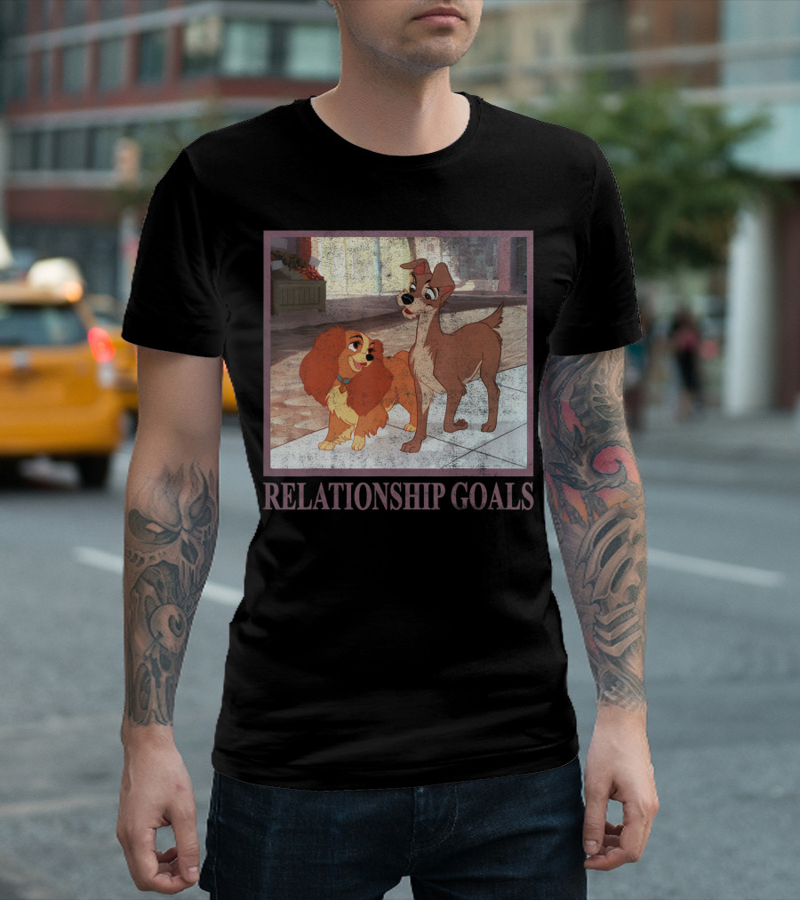 Disney Lady And The Tramp Relationship Goals T-Shirt