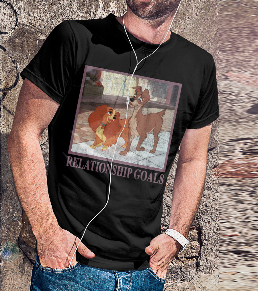 Disney Lady And The Tramp Relationship Goals T-Shirt