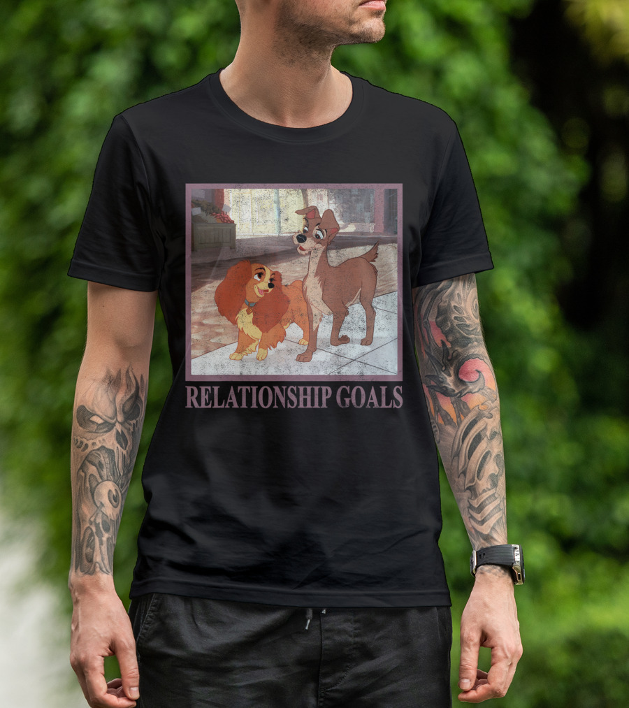 Disney Lady And The Tramp Relationship Goals T-Shirt