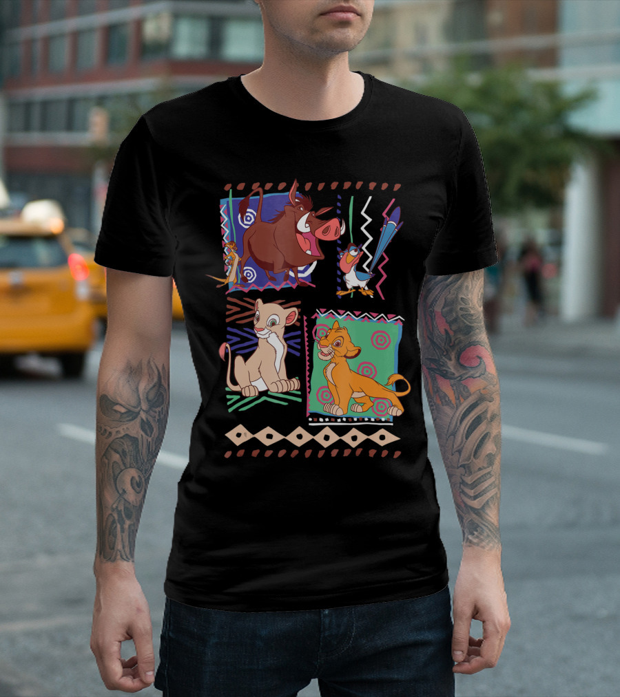 Disney Lion King Simba Nala Timon Pumbaa Zazu T-Shirt