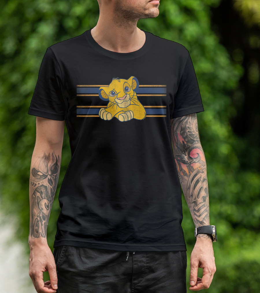 Disney Lion King Simba Striped With Sass T-Shirt