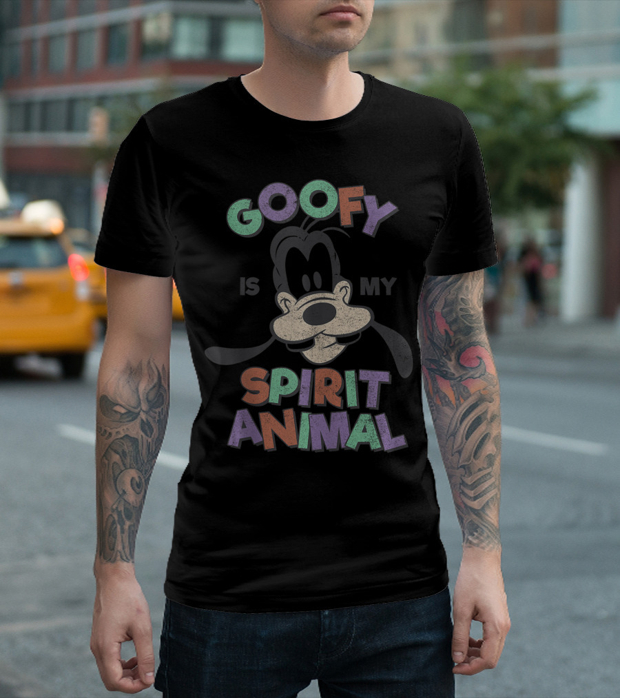 Disney Mickey And Friends Goofy Is My Spirit Animal T-Shirt