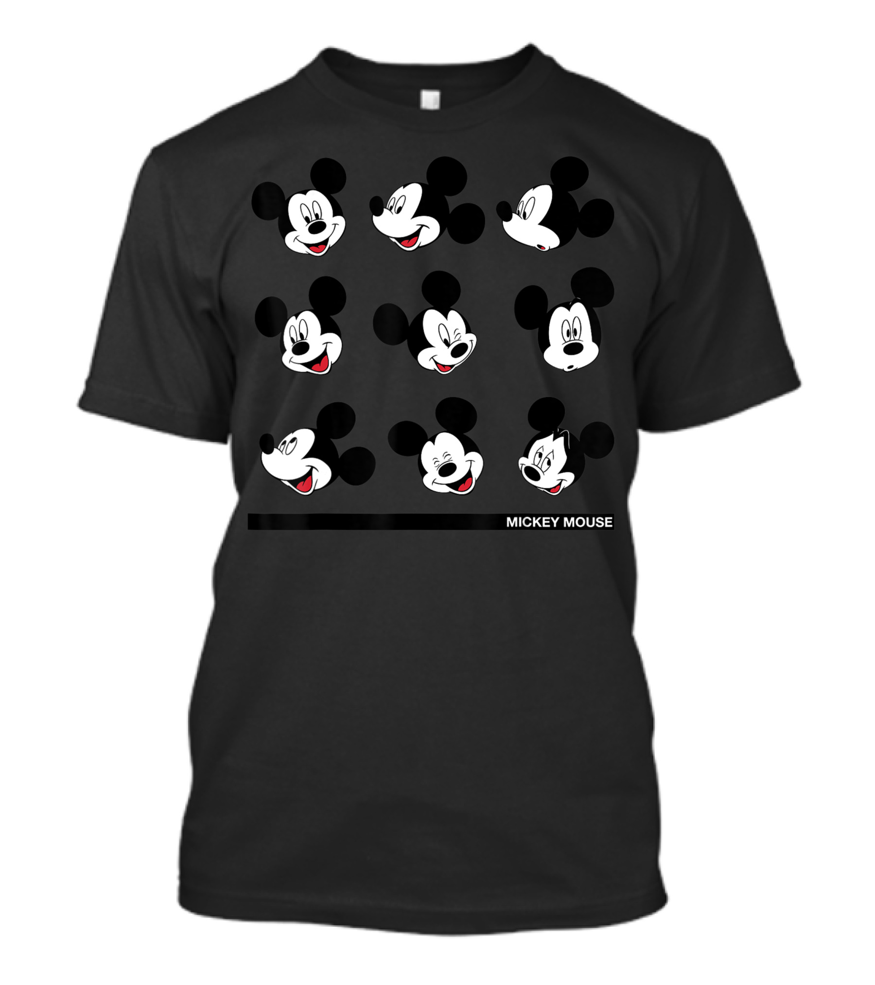 Mickey Mouse Nine Expressions Disney Mickey And Friends T-Shirt