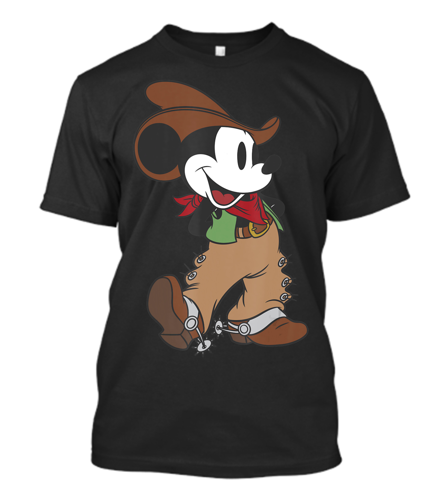 Disney Mickey Mouse Cowboy Western T-Shirt