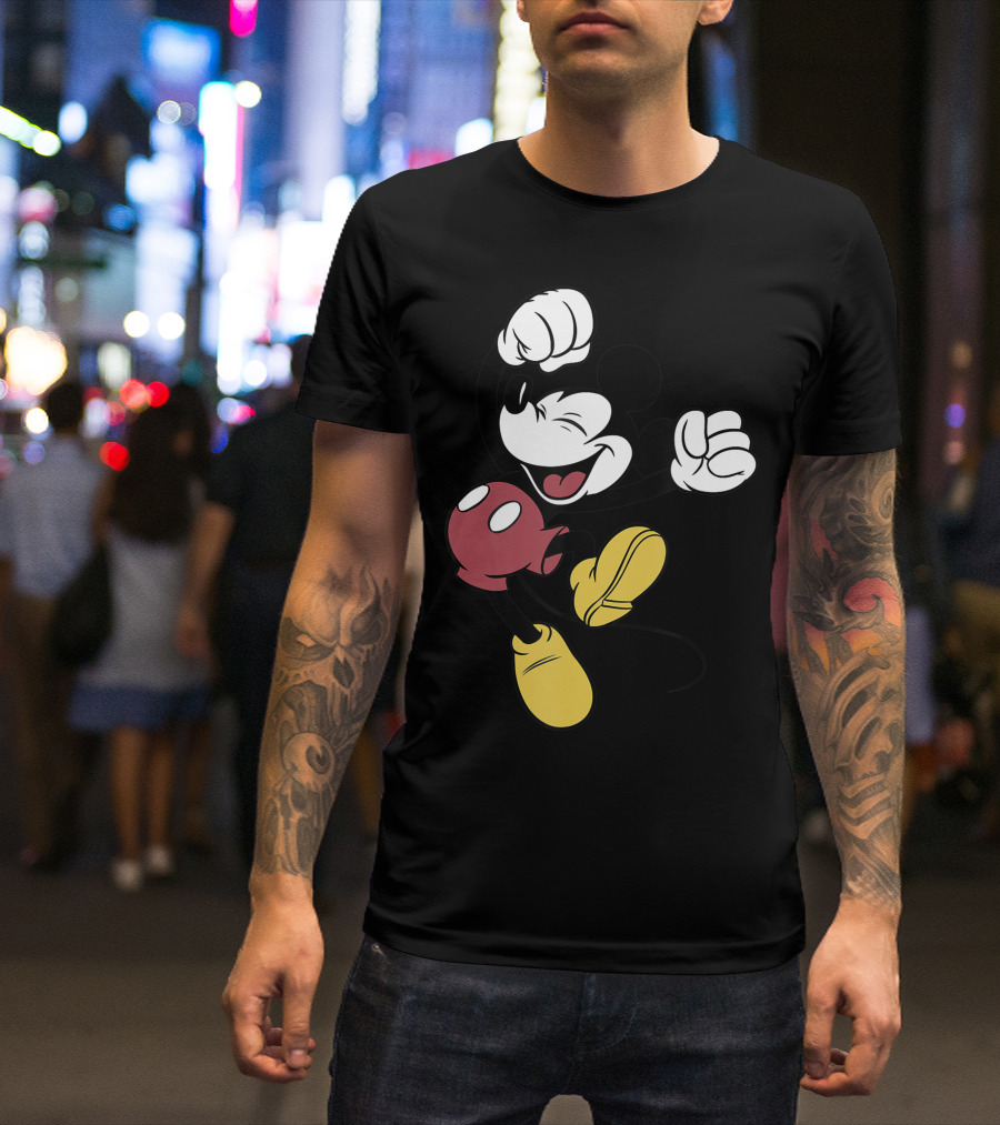 Disney Mickey Mouse Joyful Leap T-Shirt