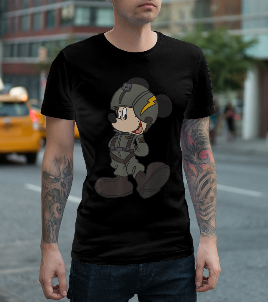 Mickey Mouse Military Aviator Pilot Disney T-Shirt