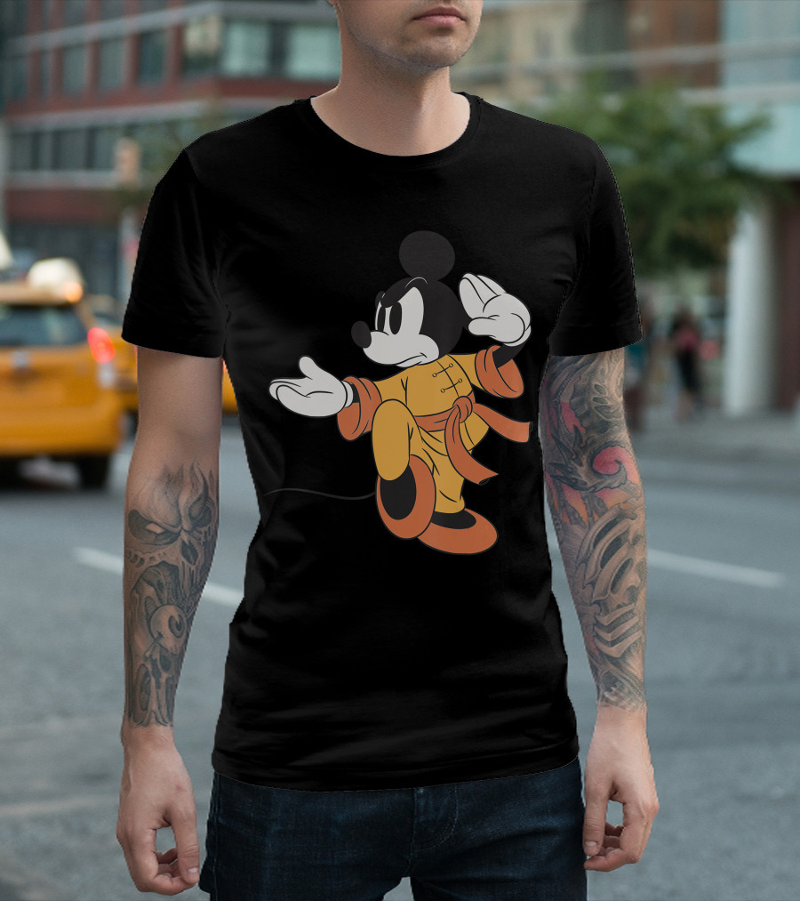 Disney Mickey Mouse Kung Fu Pose T-Shirt