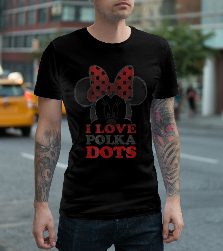 Disney Minnie I Love Polka Dots Day T-Shirt