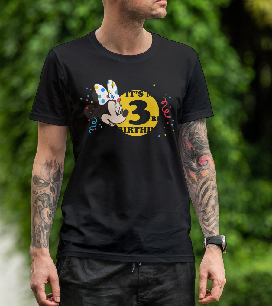 It's My 3rd Birthday Disney Minnie Mouse T-Shirt