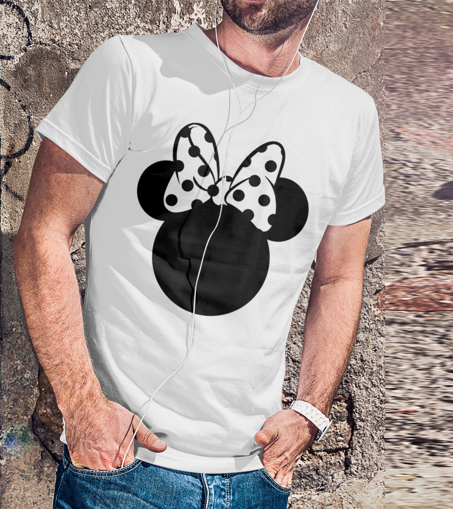 Disney Minnie Mouse Polka Dot Bow T-Shirt