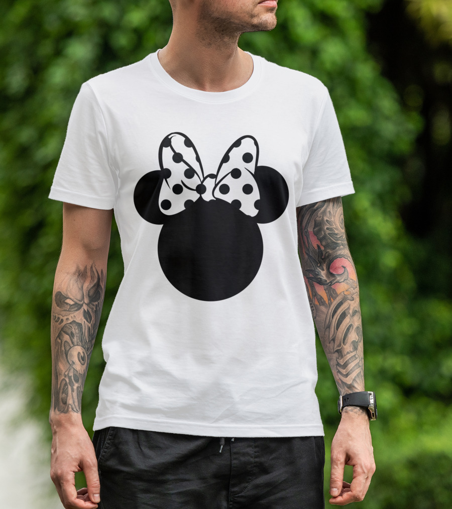 Disney Minnie Mouse Polka Dot Bow T-Shirt