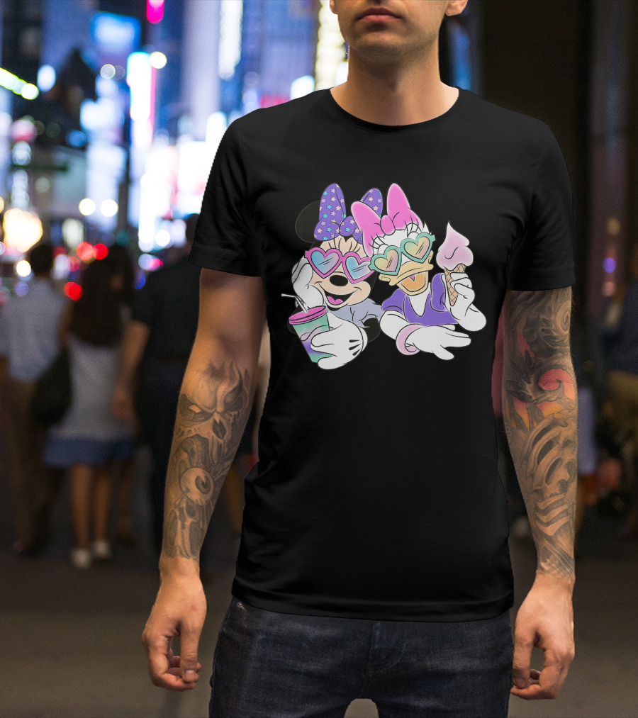 Disney Minnie Mouse Unicorn Daisy Ice Cream Fun T-Shirt