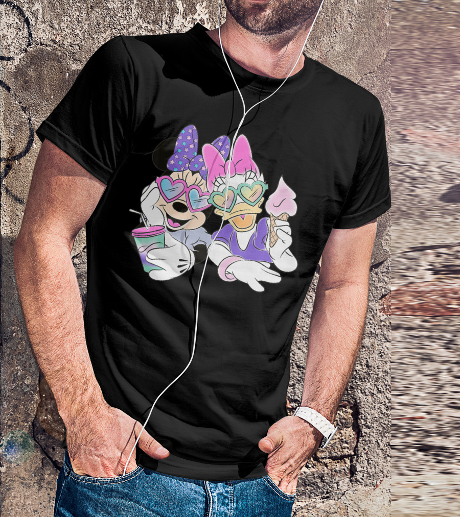 Disney Minnie Mouse Unicorn Daisy Ice Cream Fun T-Shirt