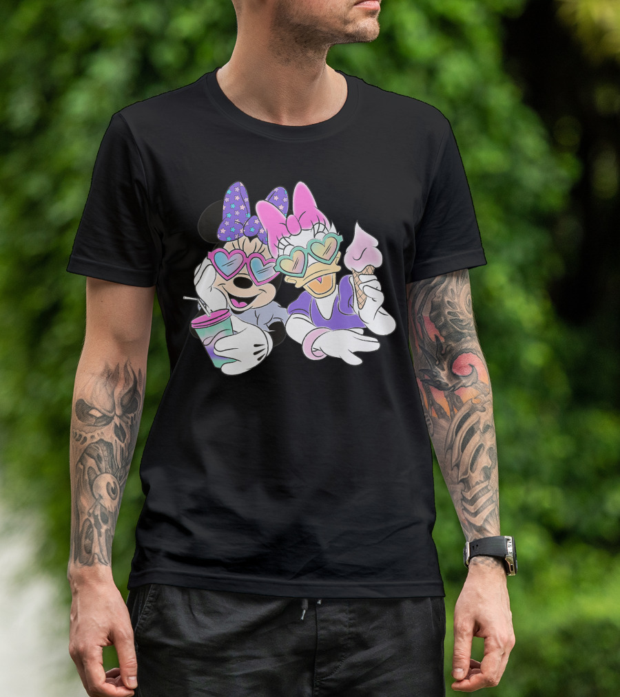 Disney Minnie Mouse Unicorn Daisy Ice Cream Fun T-Shirt