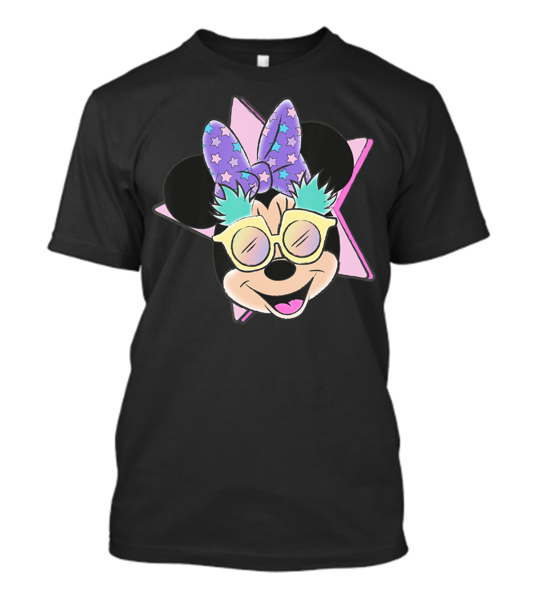 Disney Minnie Mouse Unicorn Glasses With Starry Bow T-Shirt