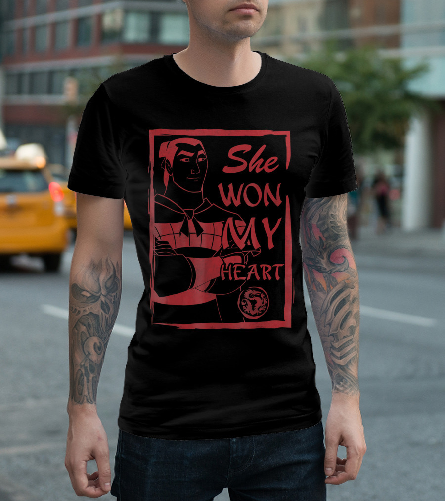 Disney Mulan Shang She Won My Heart T-Shirt