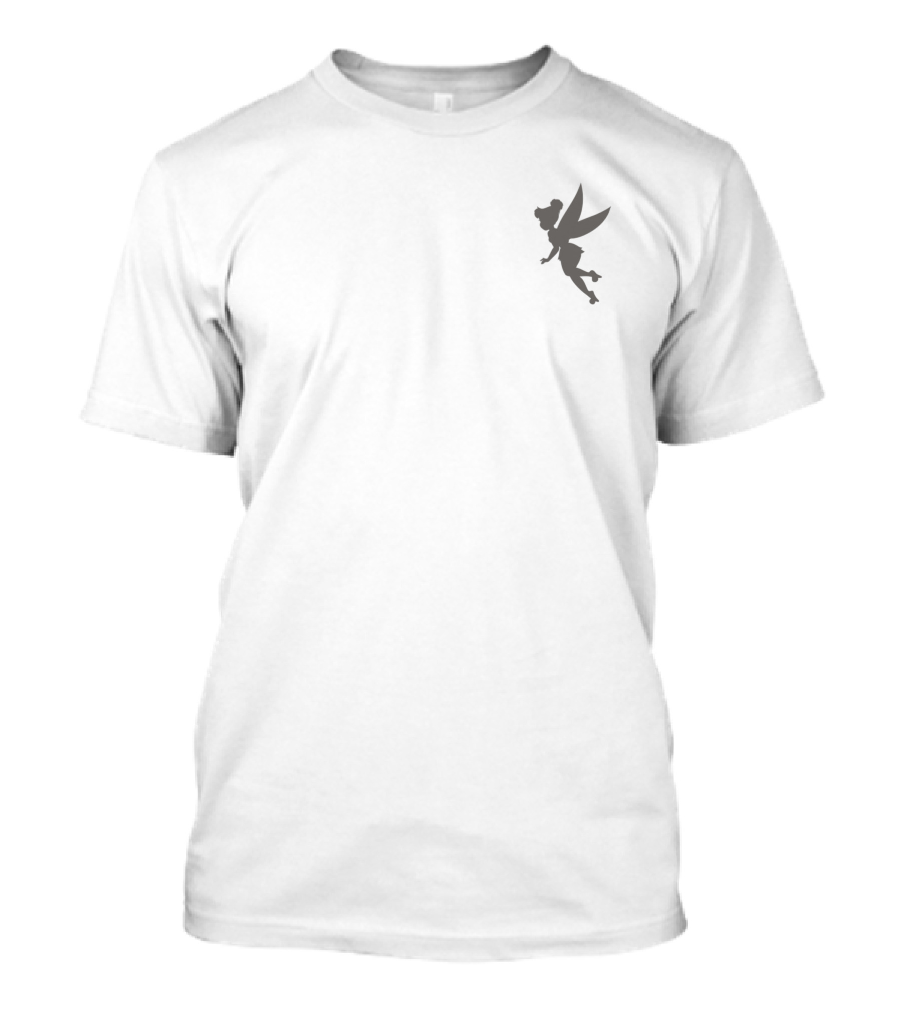 Disney Peter Pan Tinker Bell Pocket Outline Flying T-Shirt